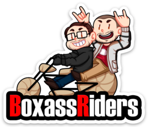 Pegatina troquelada Boxassriders