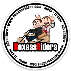 Pegatina circular Boxassriders